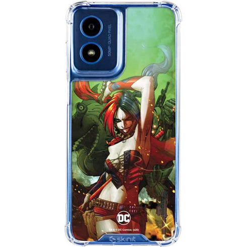 DC Comics Harley Quinn Suicide Squad Vol 1 Cover New 52 Moto G 5G (2024) Clear Case